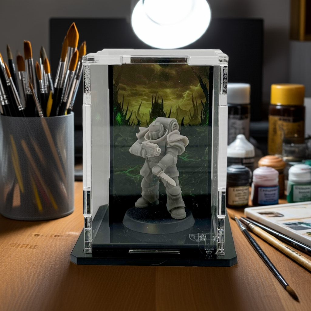Premium Display Case for Minifigures (50×50×75 mm / 1.97×1.97×2.95 in)