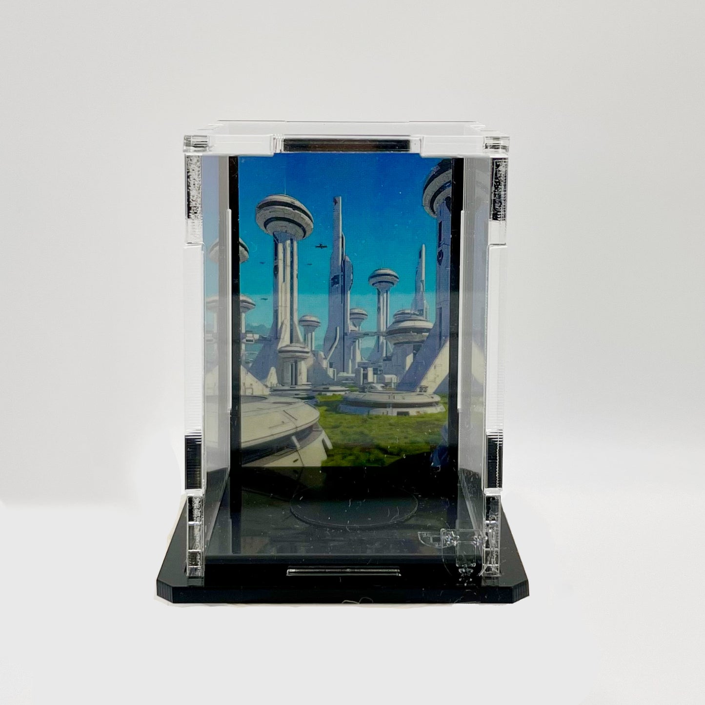 Premium Display Case for Minifigures (50×50×75 mm / 1.97×1.97×2.95 in)