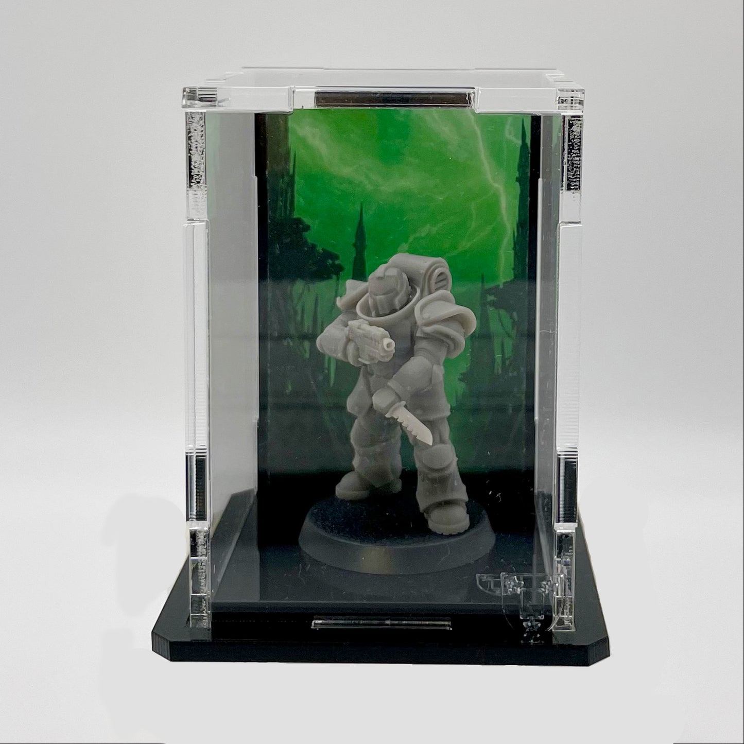 Premium Display Case for Minifigures (50×50×75 mm / 1.97×1.97×2.95 in)