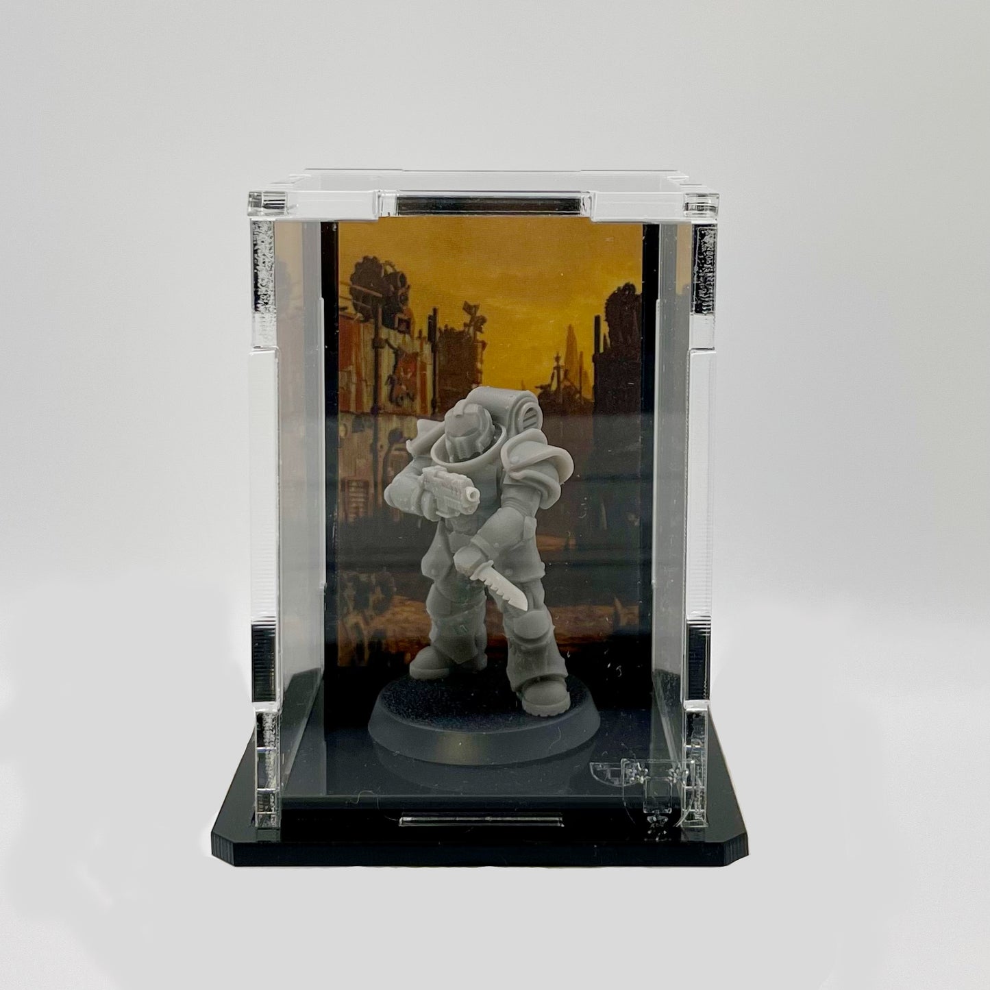 Premium Display Case for Minifigures (50×50×75 mm / 1.97×1.97×2.95 in)