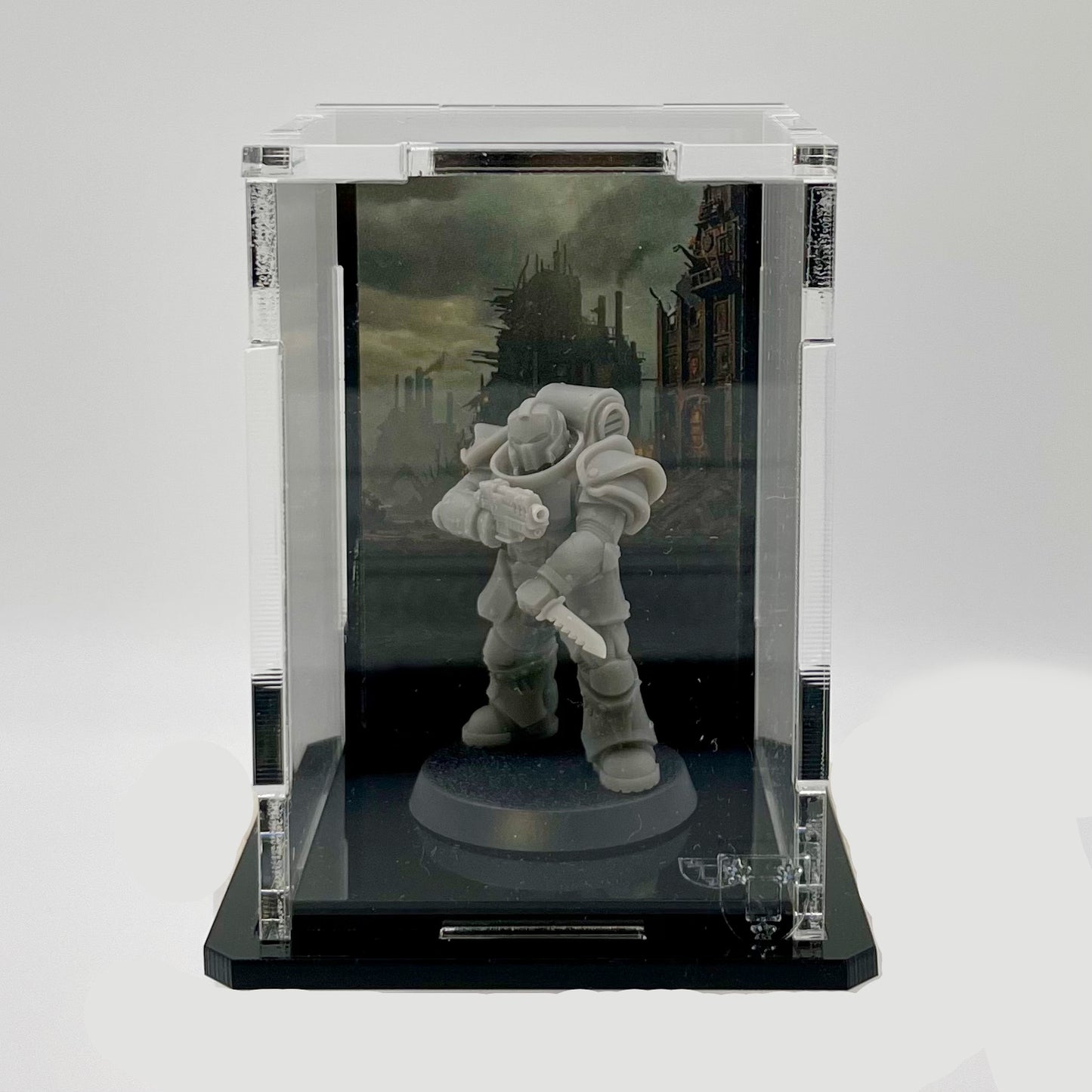 Premium Display Case for Minifigures (50×50×75 mm / 1.97×1.97×2.95 in)