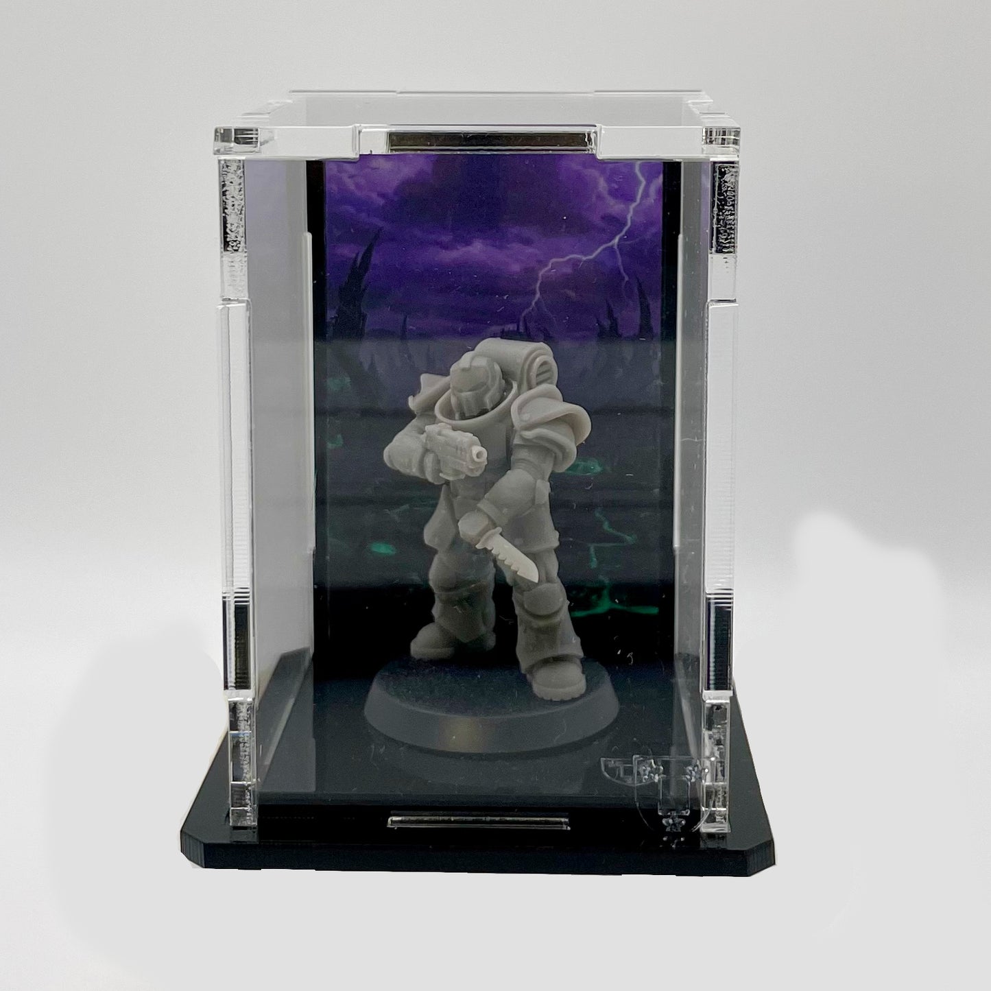 Premium Display Case for Minifigures (50×50×75 mm / 1.97×1.97×2.95 in)