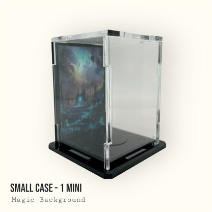 Small Display Case for 1 Mini - Magic Background