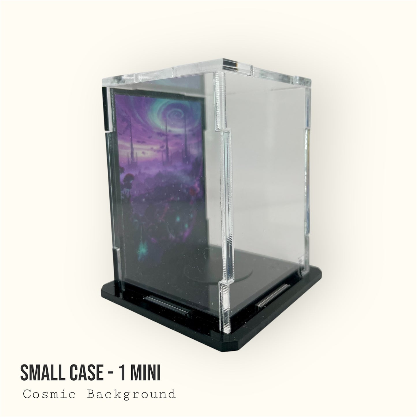 Small Display Case for 1 Mini - Cosmic Background