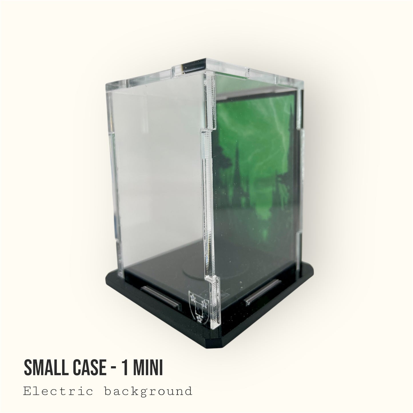 Small Display Case for 1 Mini - Electric Background