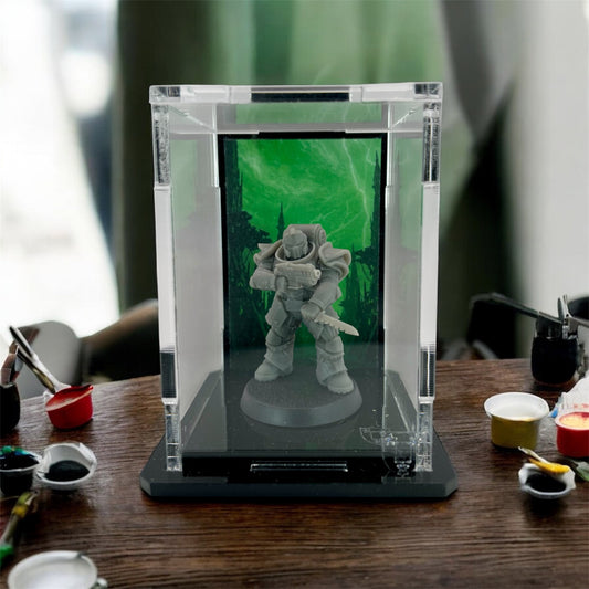 Small Display Case for 1 Mini - Electric Background