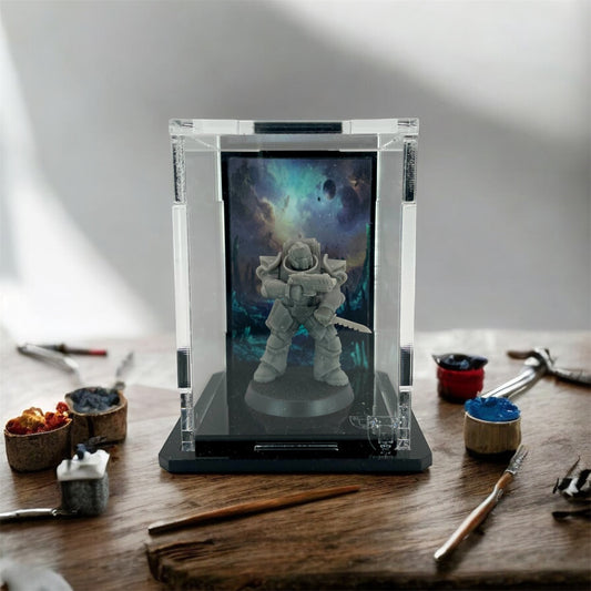 Small Display Case for 1 Mini - Magic Background