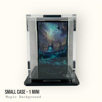 Small Display Case for 1 Mini - Magic Background