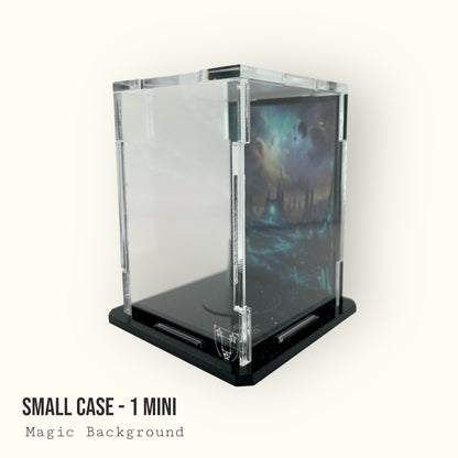 Small Display Case for 1 Mini - Magic Background